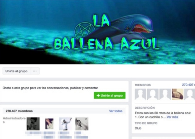 El origen de 'Ballena Azul', el supuesto juego vinculado a suicidios y lesiones de menores