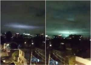 A explicação para as luzes no céu durante o terremoto