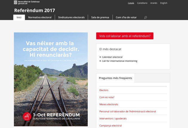 Pantallazo de www.marianorajoy.cat, presentada como la página del club de fans de Mariano Rajoy Pantallazo de www.marianorajoy.cat, presentada como la página del club de fans de Mariano Rajoy