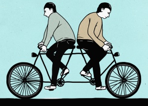 Terapia de casal, mas de casal de amigos