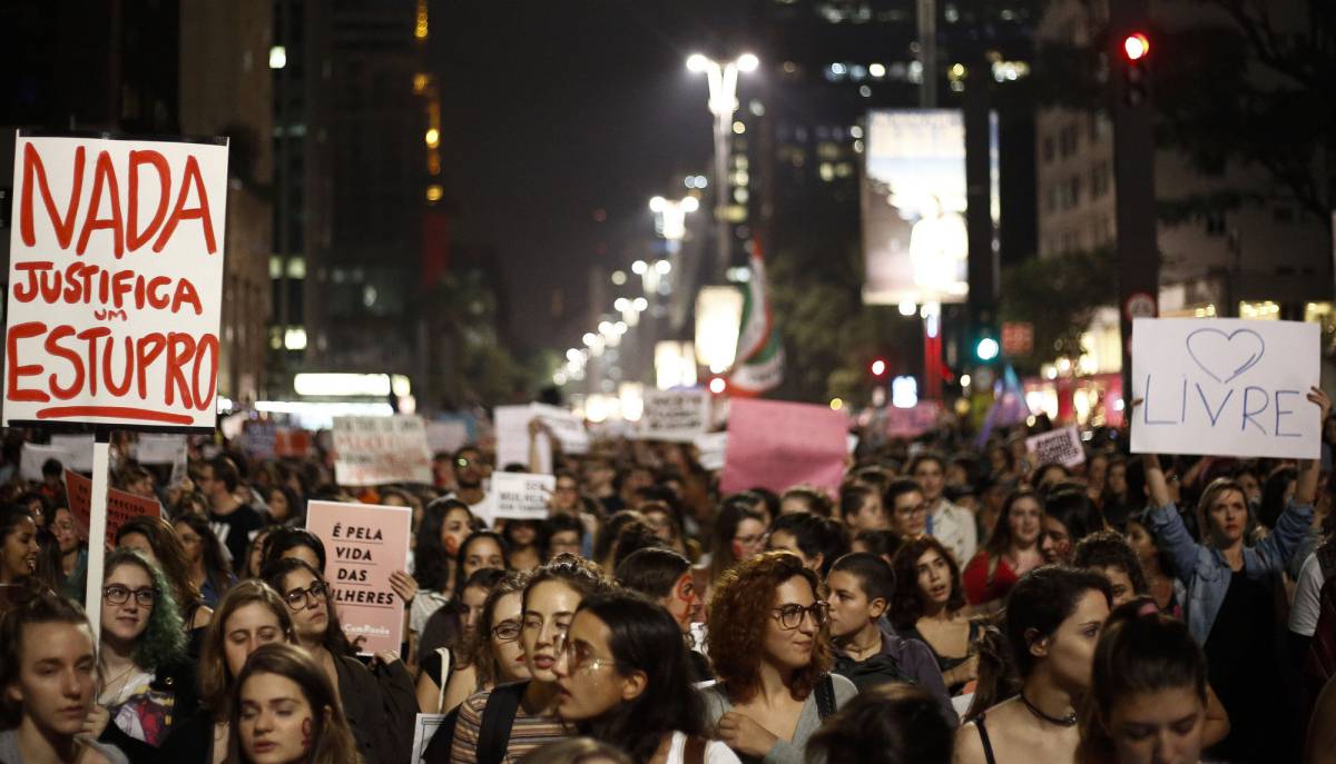 Manifesta&ccedil;&atilde;o em S&atilde;o Paulo na quarta-feira.