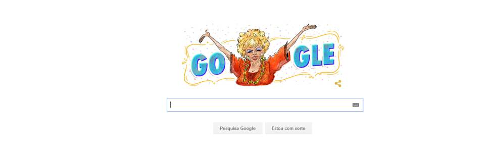 Dercy Gonçalves Doodle do Google