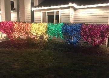 10.000 luzes de Natal para dar uma lição aos vizinhos homofóbicos