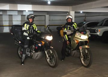 Roberto y Rino en Curitiba.