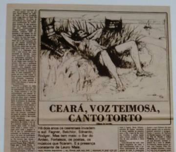 Reportagem de Gilmar de Carvalho no 'Jornal da Música', em 1977, reproduzida no livro 'Pérolas do Centauro'