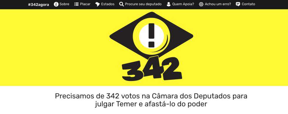 342 Agora, o movimento virtual contra Temer que sonha em acordar as ruas