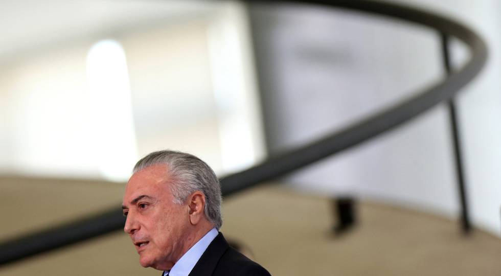 O presidente Temer no Palácio do Planalto.