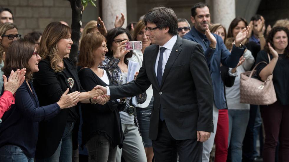 Carles Puigdemont, presidente do Governo regional da Catalunha