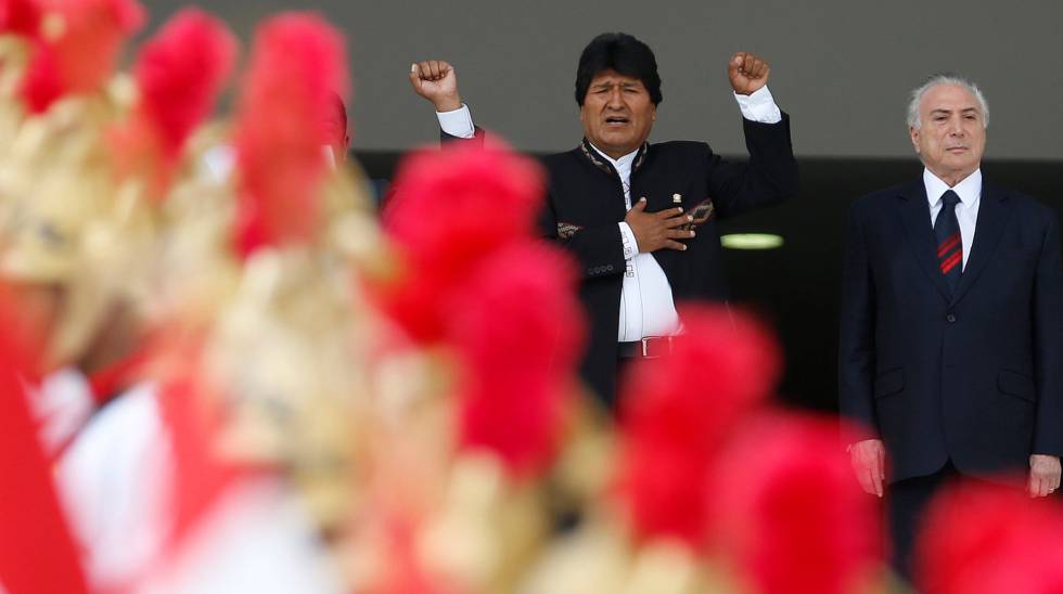 Evo Morales se encontra com Michel Temer