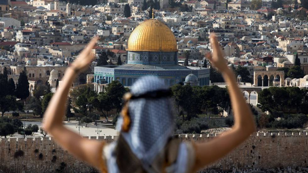 Jerusalém depois do anúncio da mudança na embaixada dos EUA.