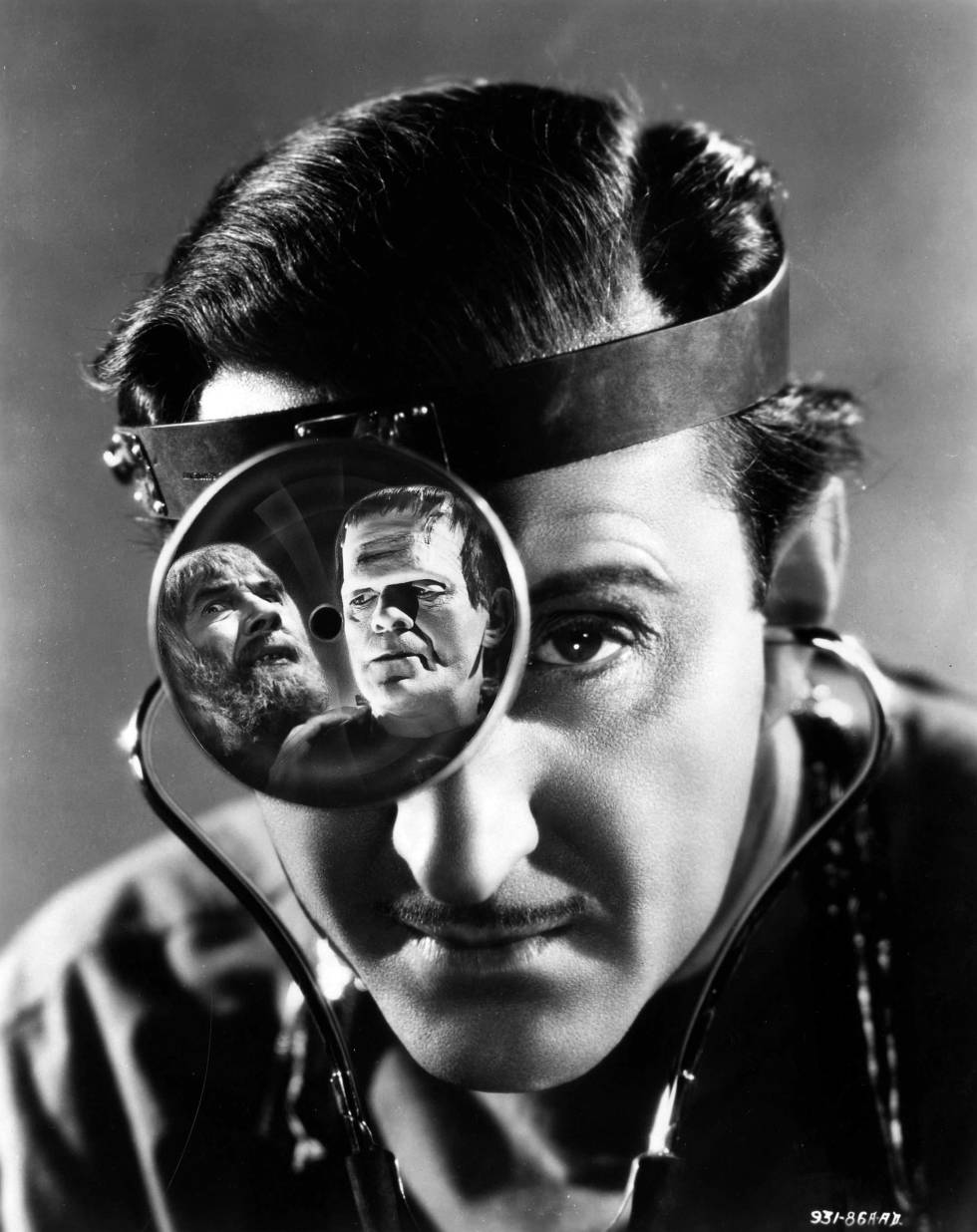 Basil Rathbone em 'O Filho de Frankenstein', de Rowland V. Lee