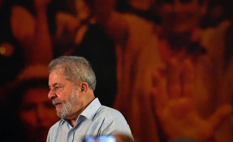 Lula no lançamento de sua pré-candidatura, no dia 25 de janeiro.