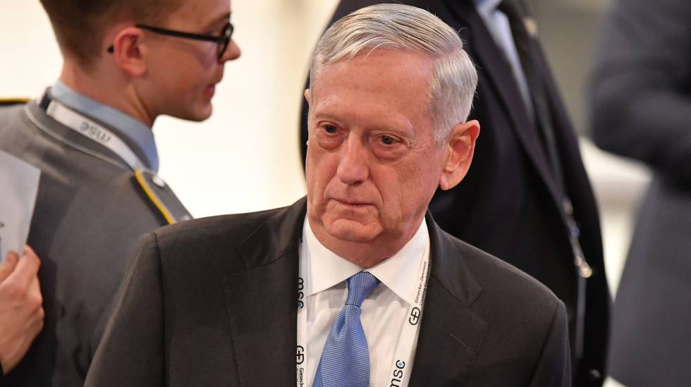 O chefe do Pentágono, Jim Mattis, nesta sexta-feira na Alemanha