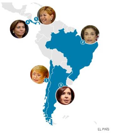 Presidentas latino-americanas a partir de 2000