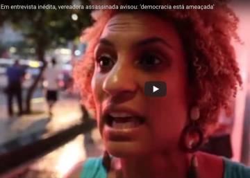 “Democracia está ameaçada”, disse Marielle Franco em entrevista inédita