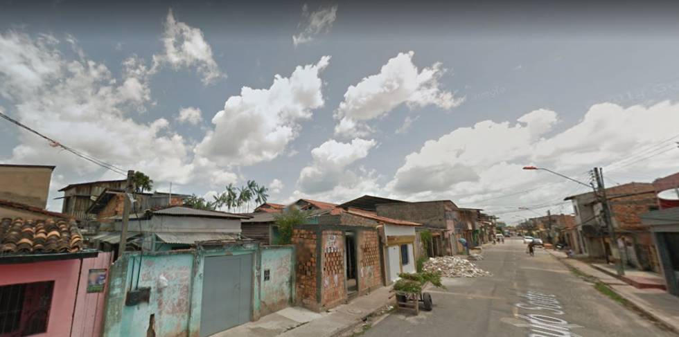 Uma das ruas do bairro Terra Firme, na periferia de BelÃ©m. 
