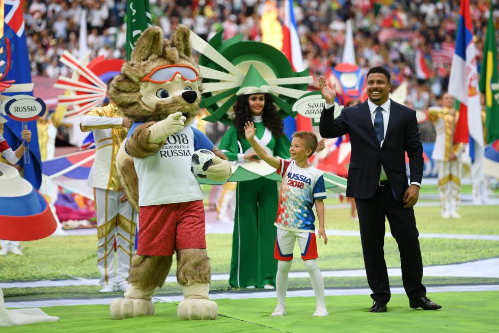 Fotos: Festa de abertura da Copa do Mundo Rússia 2018, Brasil