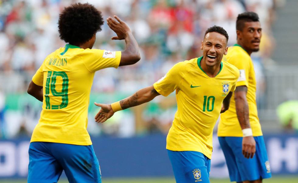 Brasil vence Mexico oitavas Copa do Mundo Neymar