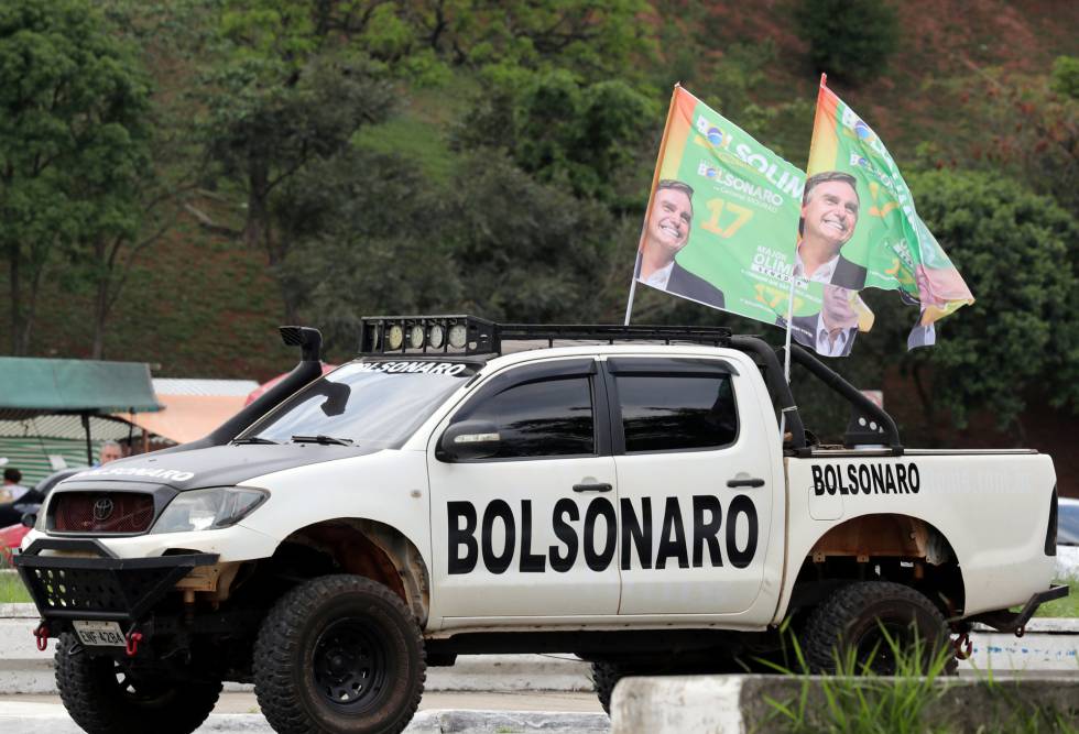 Apoiador do candidato Jair Bolsonaro em SÃ£o Paulo. 