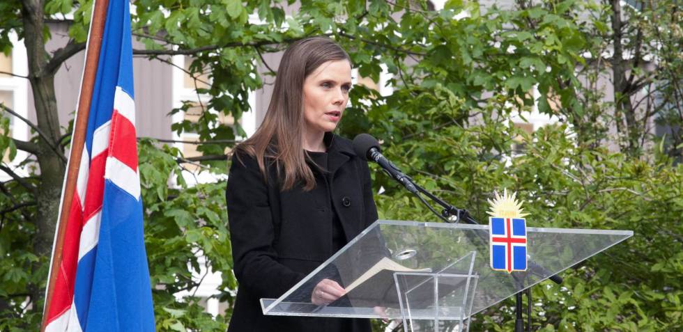  Katrín Jakobsdóttir, primera ministra da Islândia. 