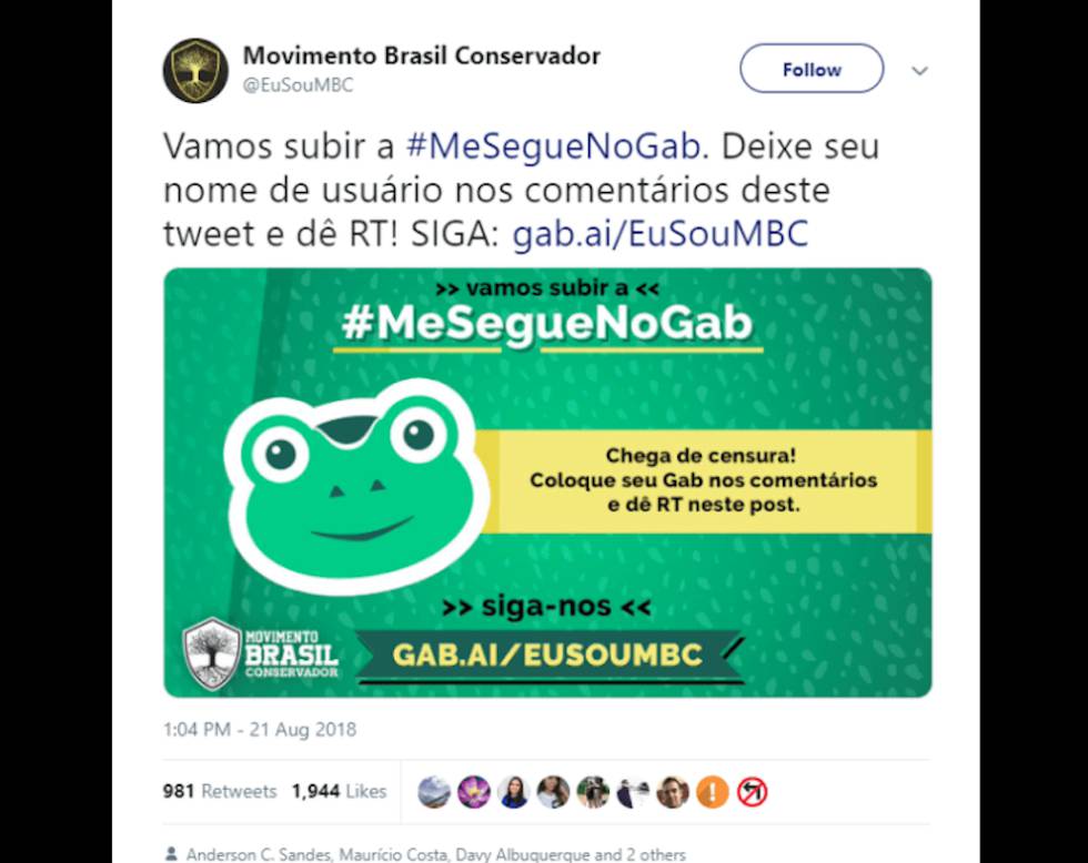 Rede social de ultradireita chega ao Brasil com acenos a Bolsonaro