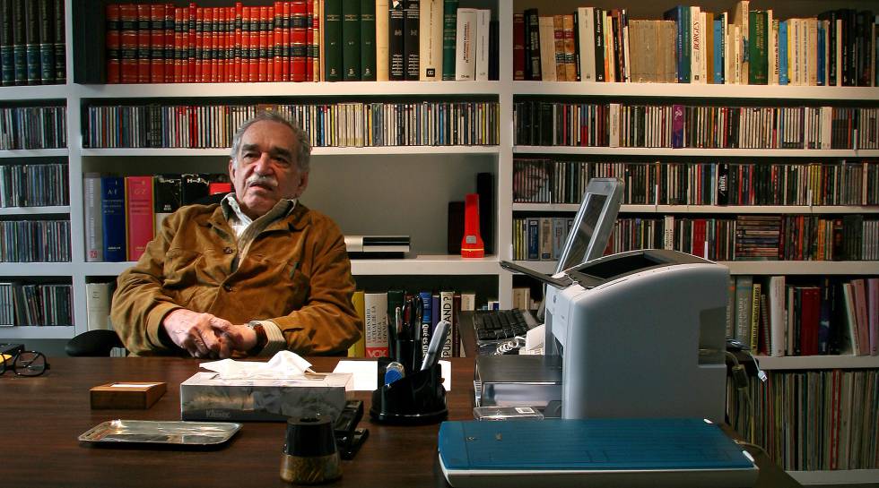 Gabriel García Márquez fotografado em sua casa da Cidade do México, em novembro de 2007