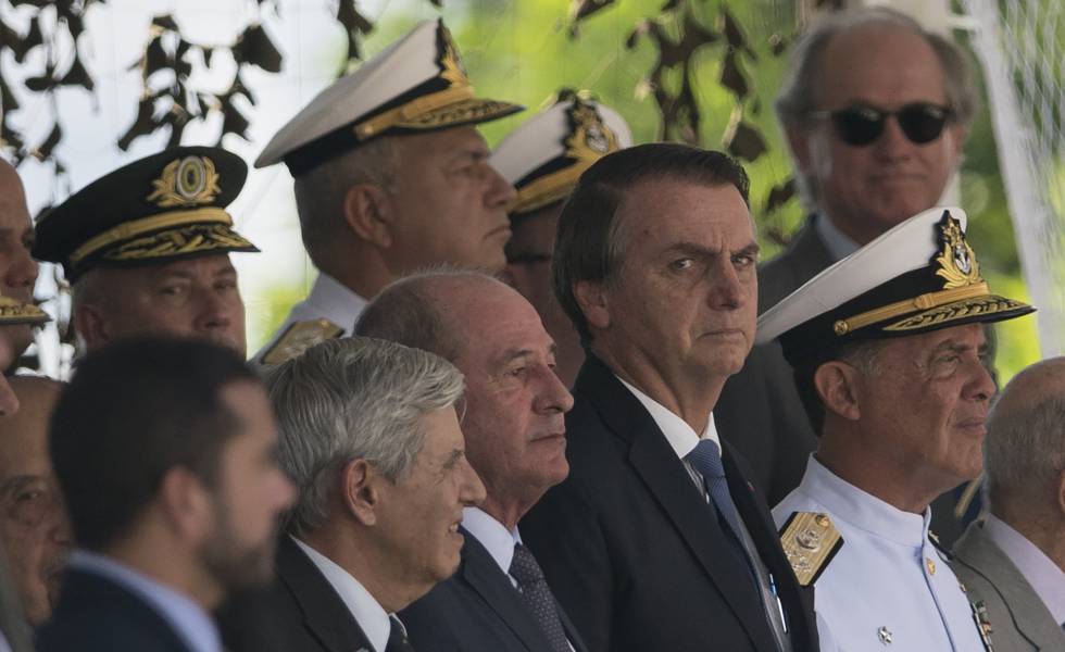 O presidente Jair Bolsonaro em evento no Rio.
