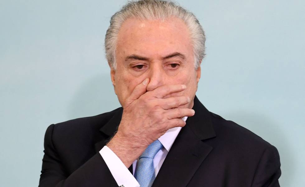 Temer en foto de 7 de junio de 2017, cuando era presidente de Brasil.