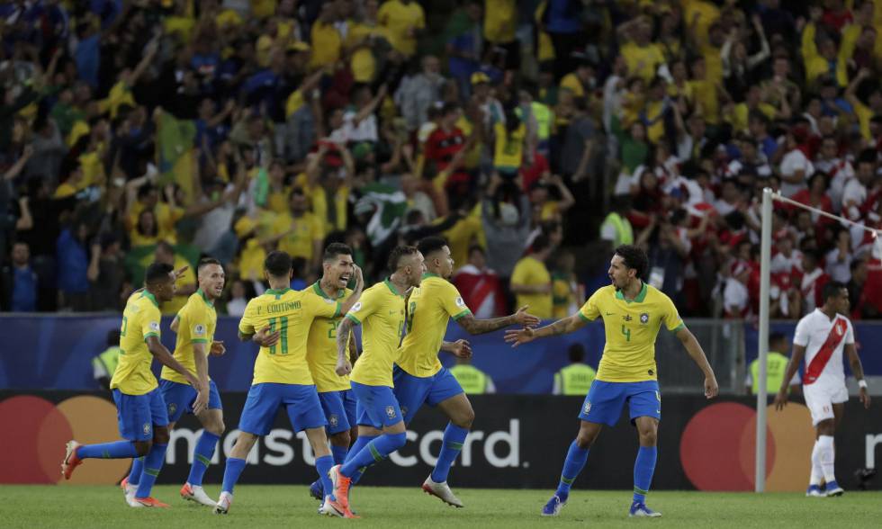 ao vivo jogo resultado final brasil x peru copa américa
