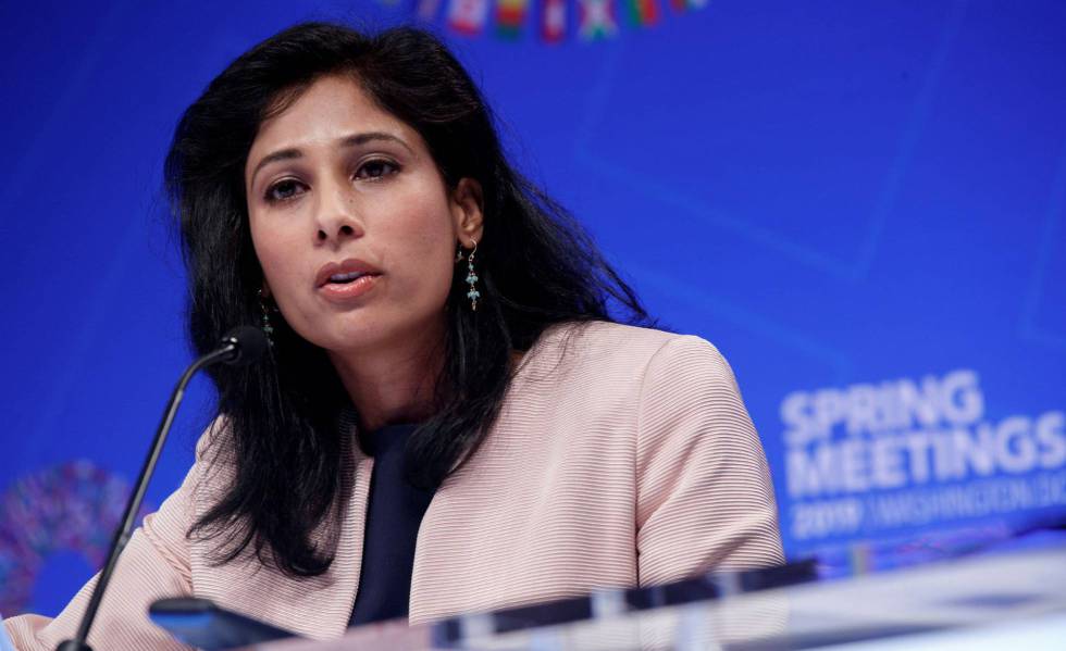 Economista-chefe do FMI, Gita Gopinath. 