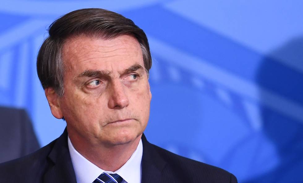 Jair Bolsonaro em ato no PalÃ¡cio do Planalto no Ãºltimo dia 29.