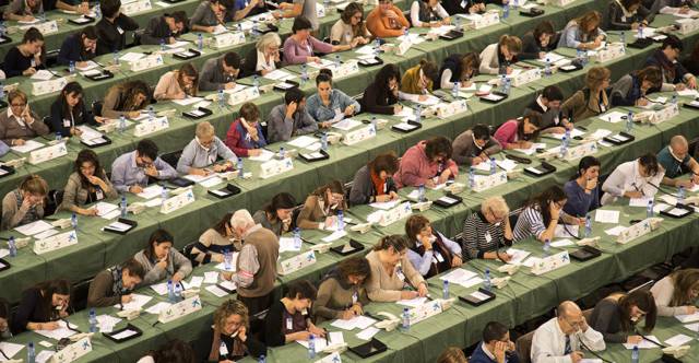 People volunteering for 'La Marat&oacute;'. 