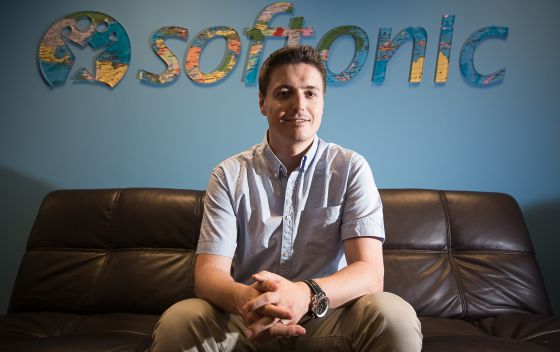 Tomas Diago, fundador de la Empresa Softonic, en Barcelona. 