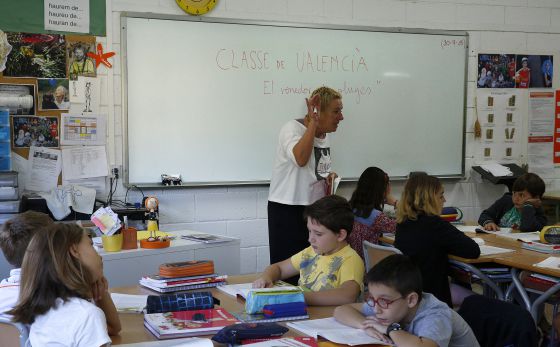 Un dÃ­a de clase en el colegio La Gavina, en Picanya