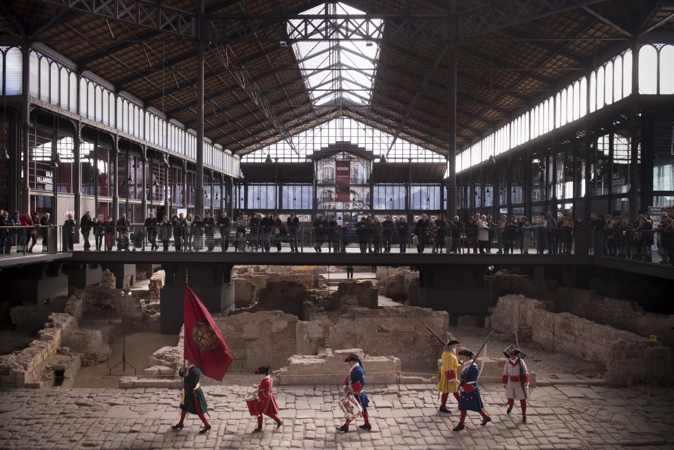 Aspecte del Born durante una de las actividades culturales.