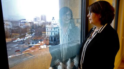 La concejal de Medio Ambiente, Inés Sabanés, en su despacho.