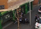 Han estat necessaris diversos agents per detenir a l'agressor