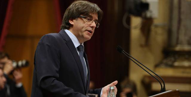 Catalan premier Carles Puigdemont.
