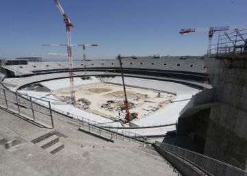 Vista panor&aacute;mica del interior de La Peineta.