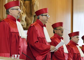 Jueces del Tribunal Constitucional alem&aacute;n.
