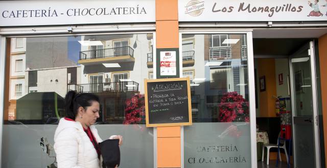 The Los Monaguillos café in Malaga.