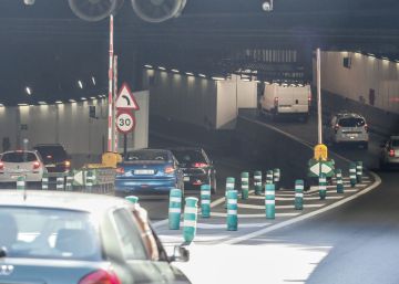 Entrada a uno de los t&uacute;neles de Calle 30.