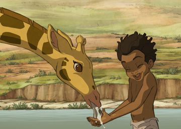 Fotograma de la pel&iacute;cula 'Zarafa'.