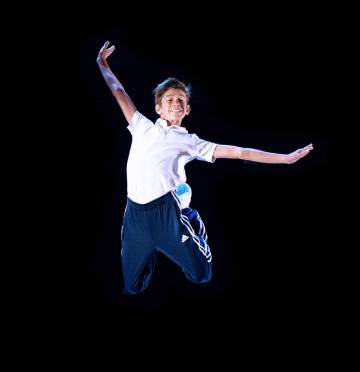 Pau Gimeno, uno de los seis jóvenes actores que interpretan a Billy Elliot.