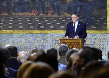 Acto institucional del 9 d'Octubre desde el Palau de la Generalitat