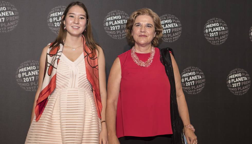 Pilar Rahola, en la entrega de los Premio Planeta el domingo.