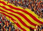 Manifestación multitudinaria en Barcelona por la unidad de España