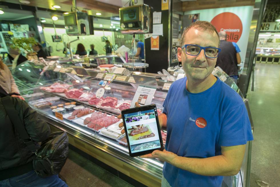 Las ‘apps’ bajan a comprar a los mercados de Barcelona