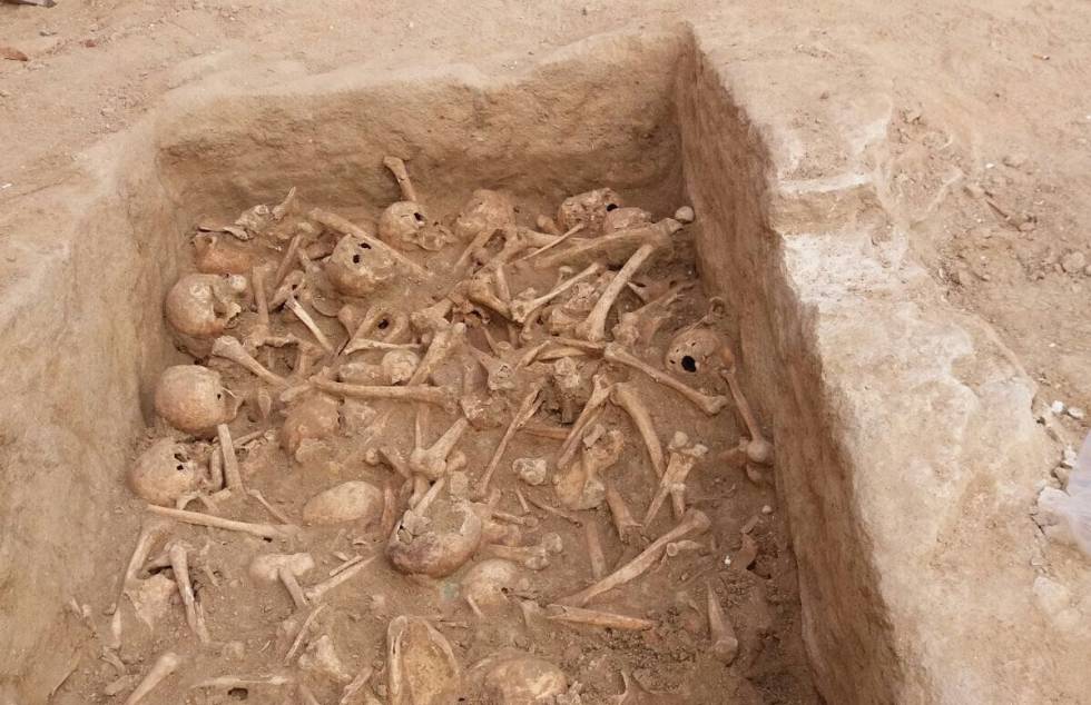 Resultado de imagen para 90 cráneos en un solar de la calle de Atocha