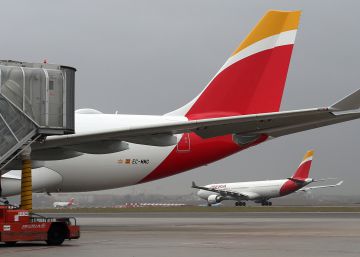 Un avión de Iberia, en una imagen de archivo.